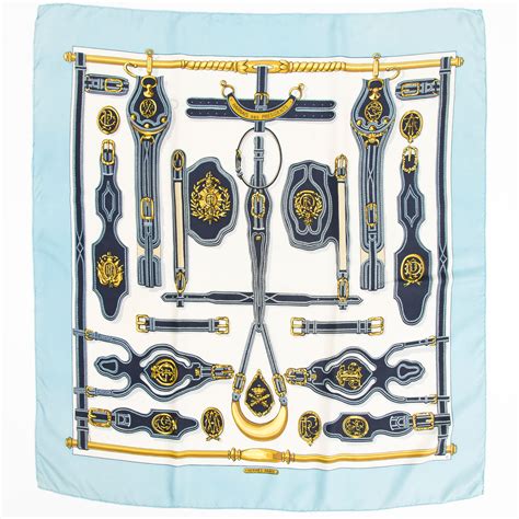 hermes presidents scarves old